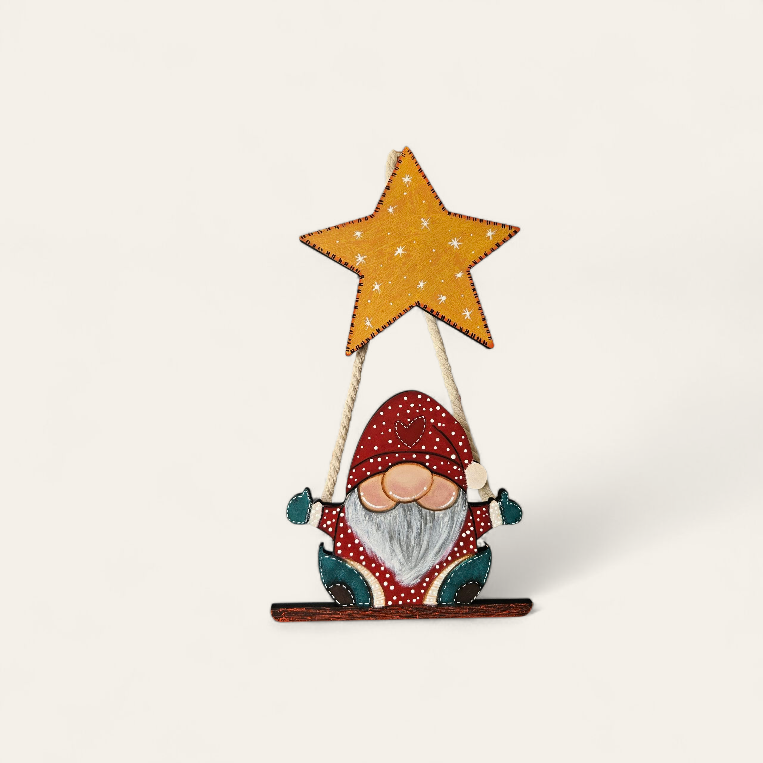 Gnomo Navideño Colgante
