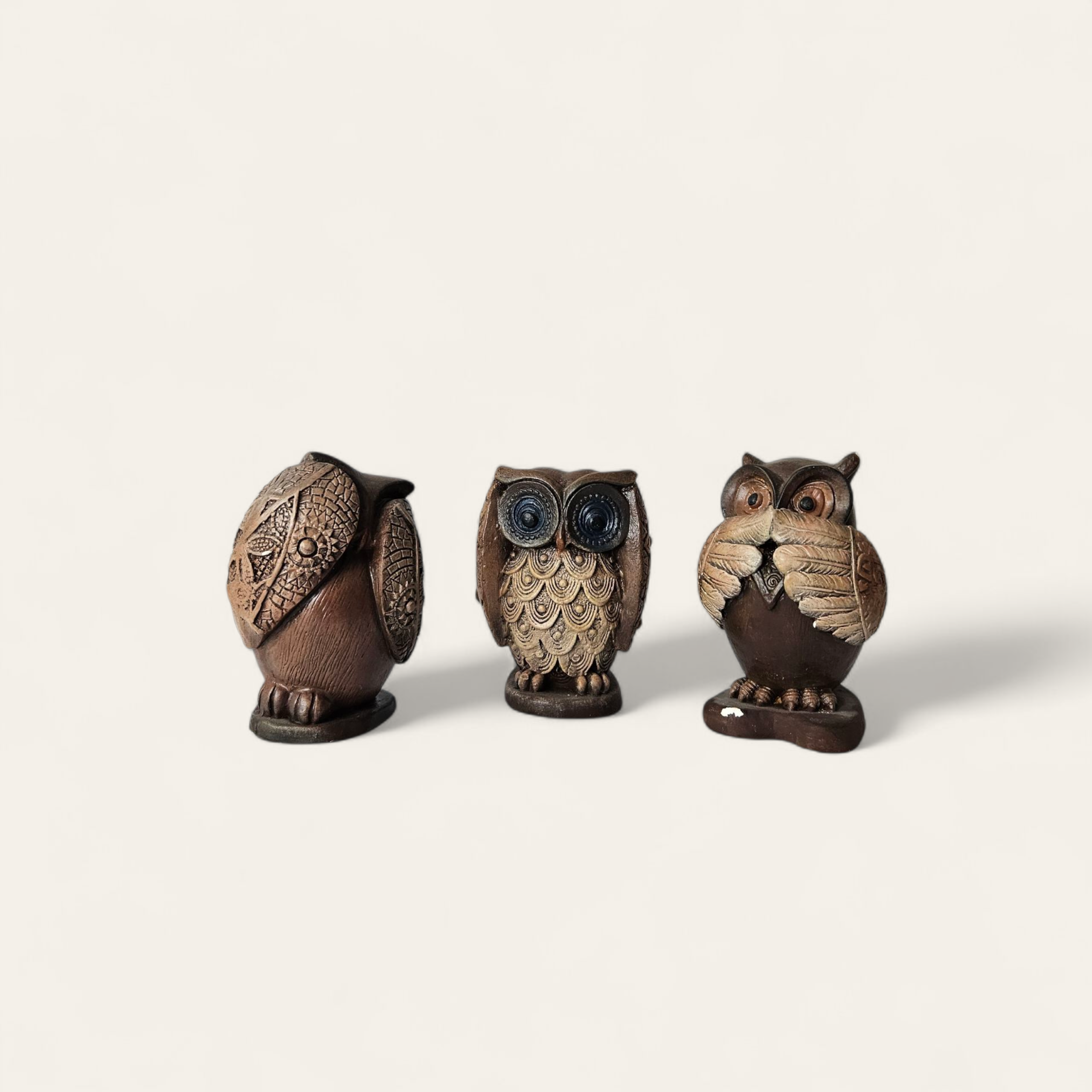 Kit DIY – Figuras Artesanales de Búhos