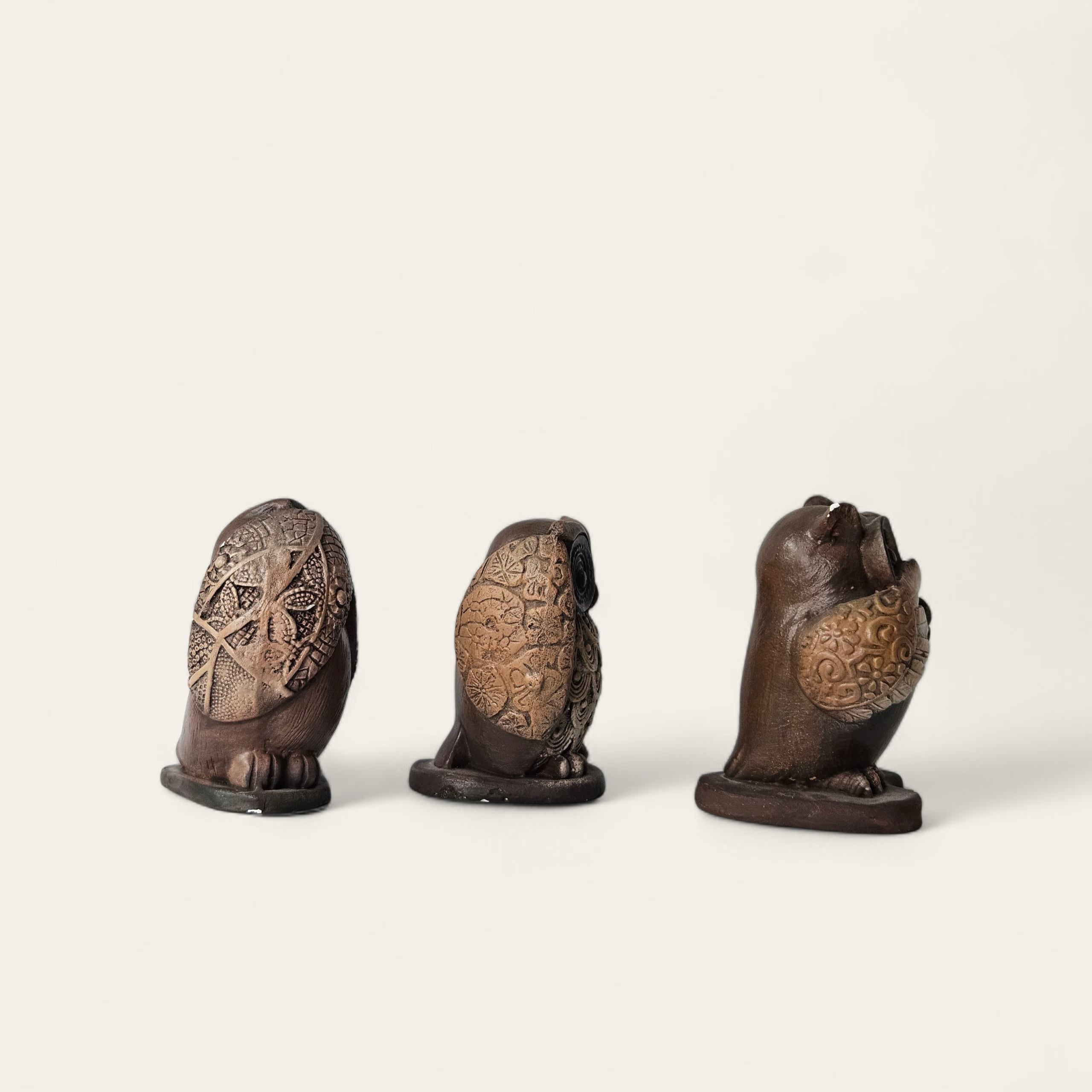Kit DIY – Figuras Artesanales de Búhos