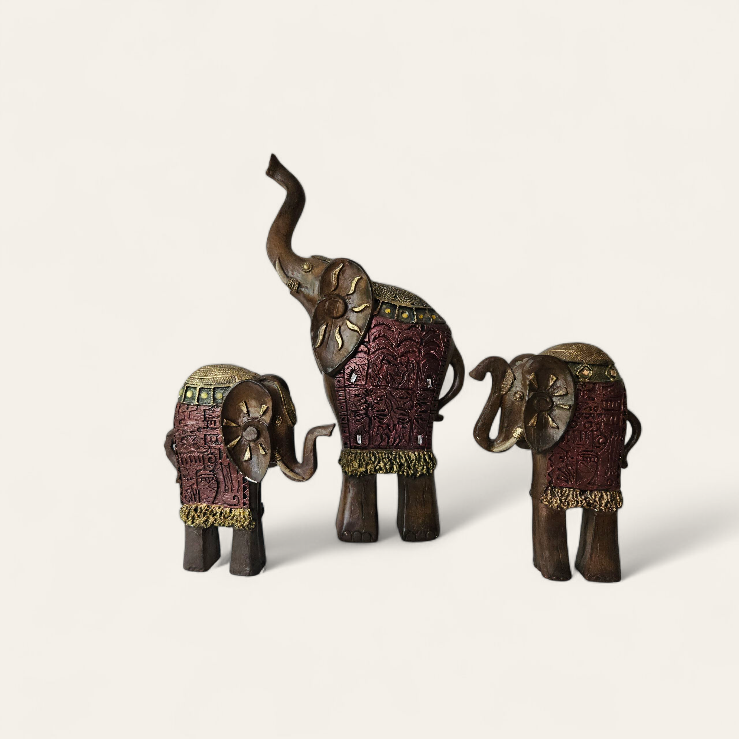 Kit DIY – Figuras Artesanales de Elefantes Decorativos