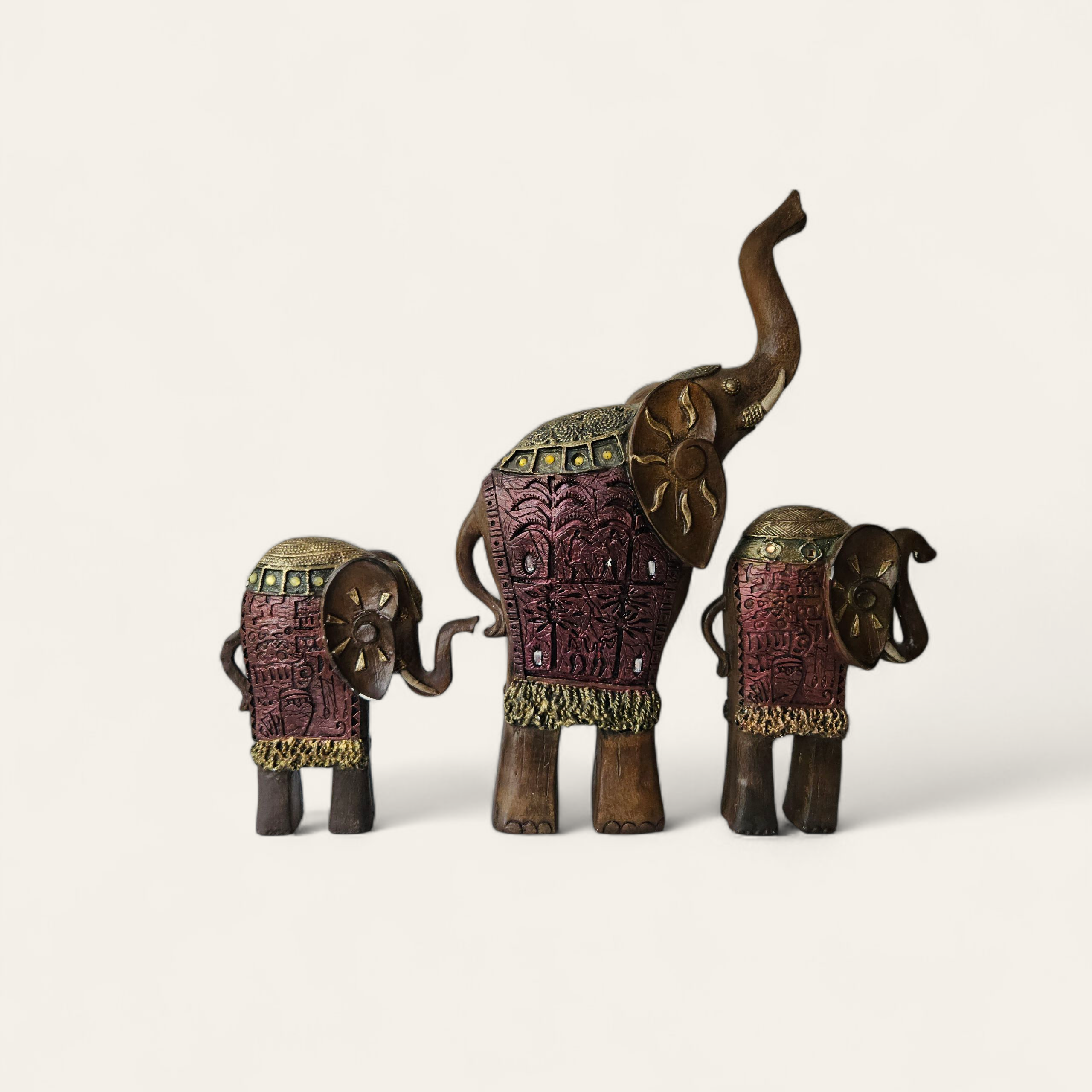 Kit DIY – Figuras Artesanales de Elefantes Decorativos