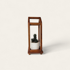 Porta macetero artesanal en forma de casa alta | Hecho a mano en Ecuador