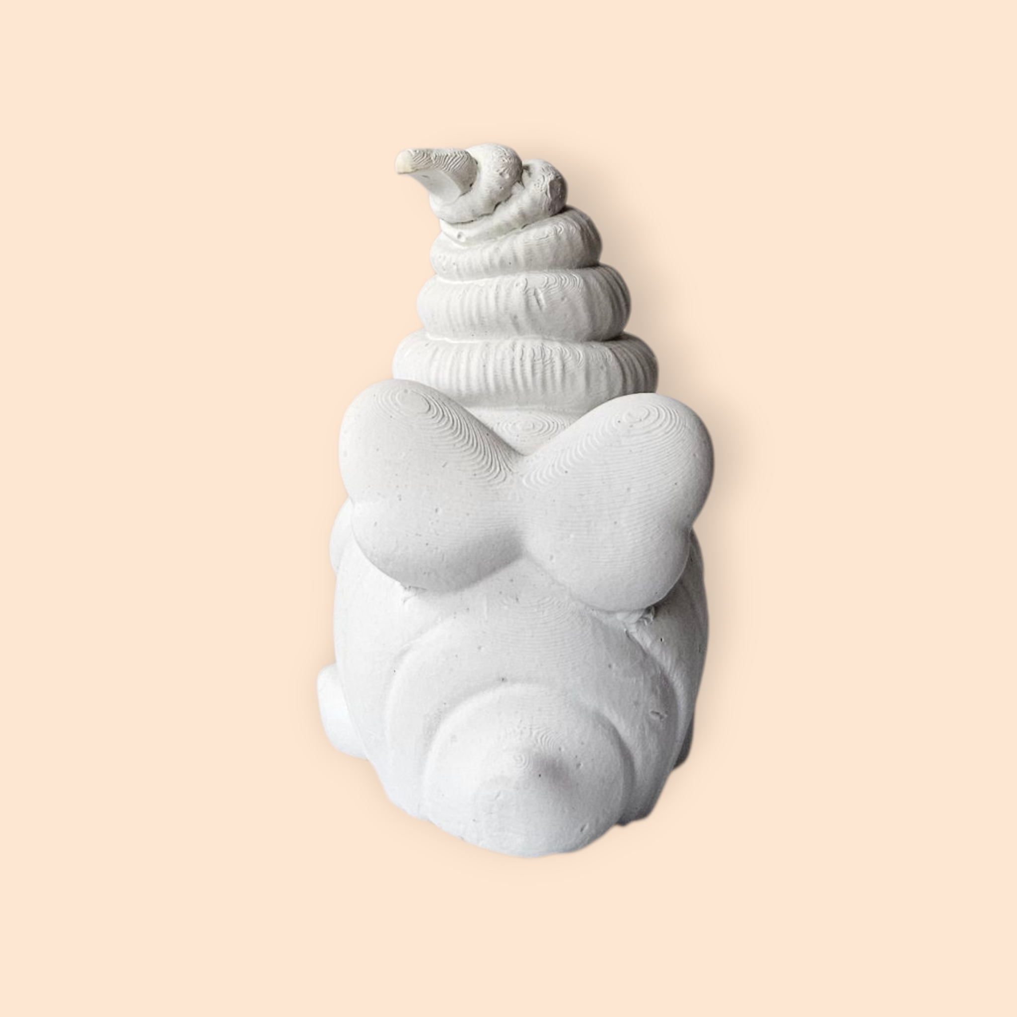 Figura de Yeso sin Pintar – Gnomo con Girasol