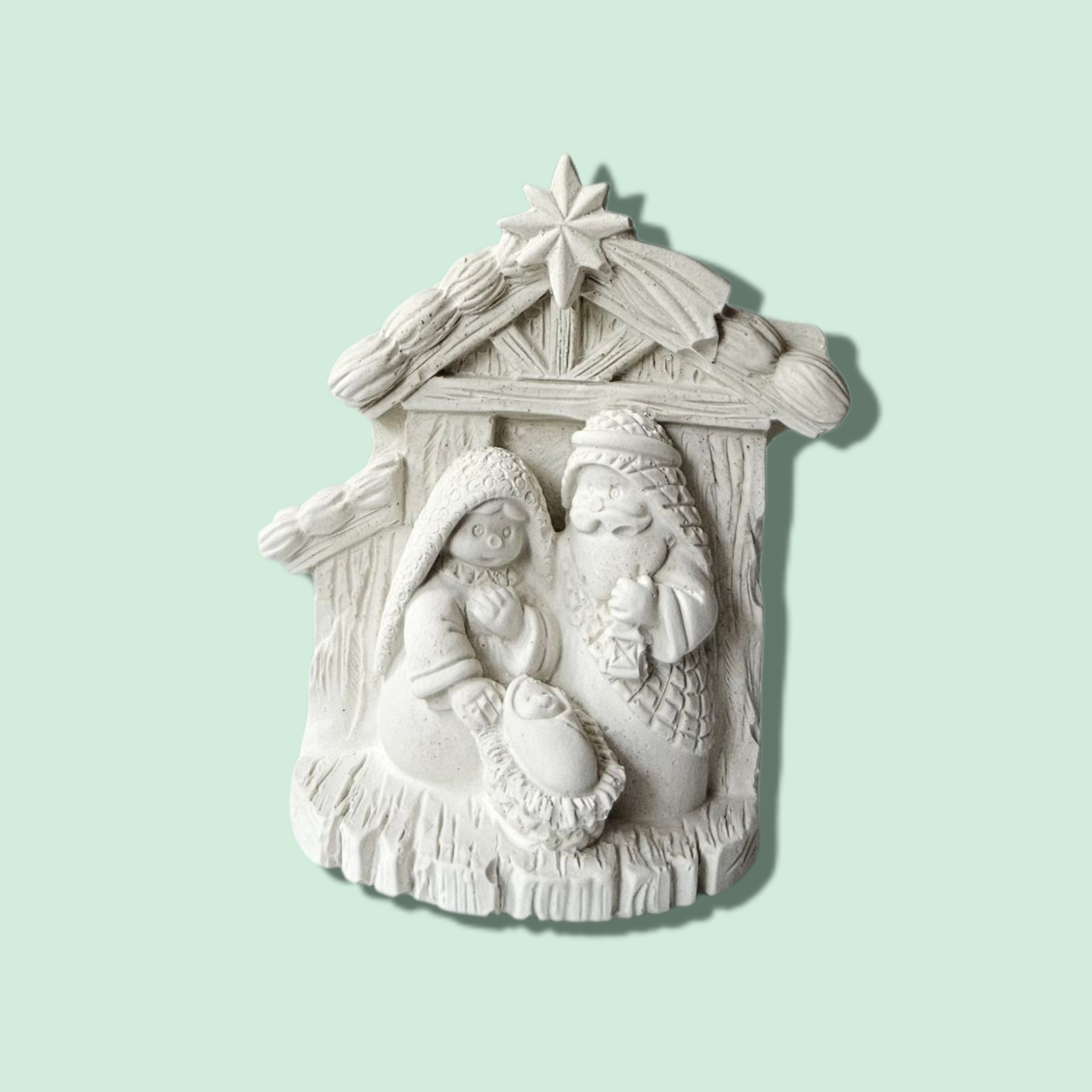 Figura de Yeso sin Pintar – Nacimiento Clásico 🎄✨