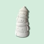 Figura de Yeso sin Pintar – Muñeco de Nieve ⛄✨