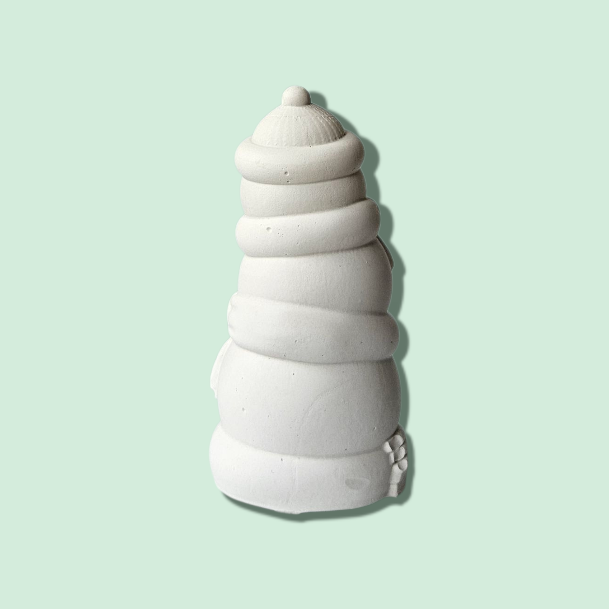 Figura de Yeso sin Pintar – Muñeco de Nieve ⛄✨