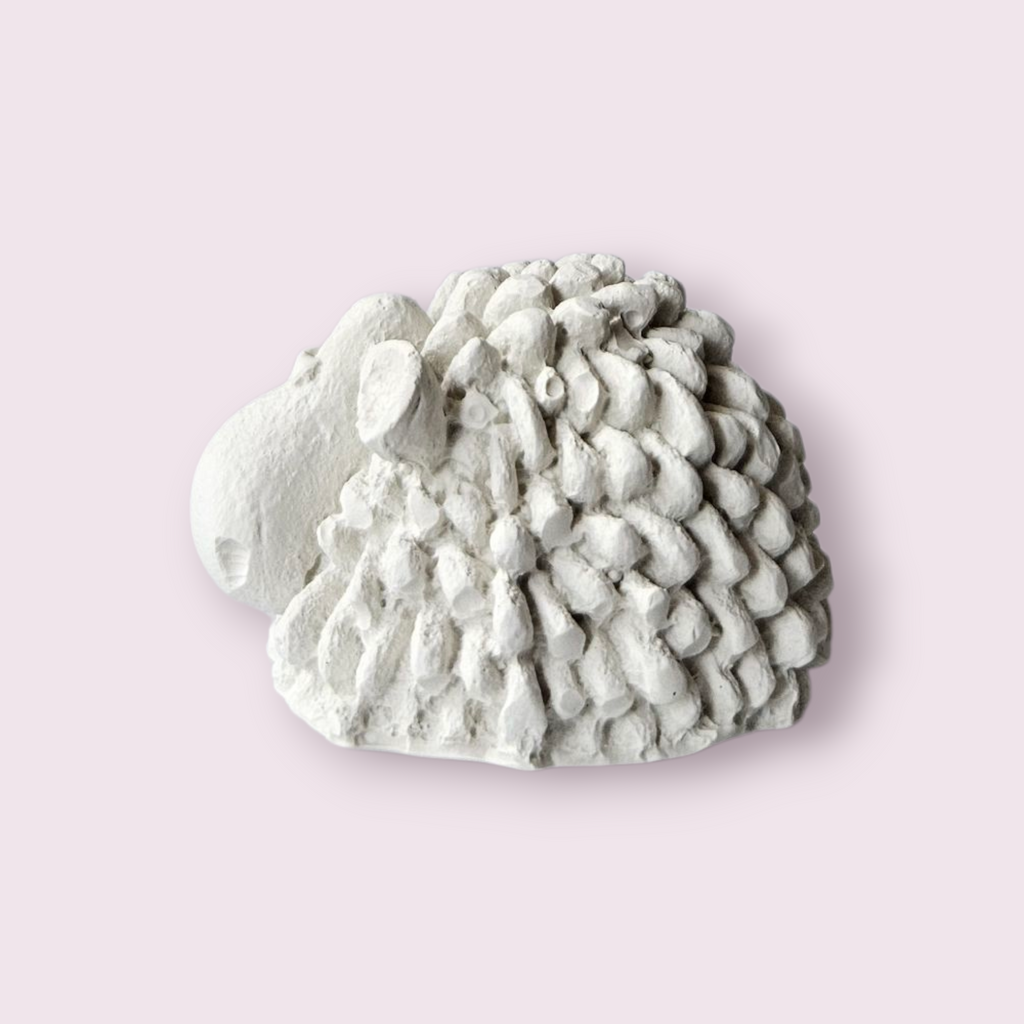 Figura de Yeso sin Pintar – Oveja Decorativa 🐑
