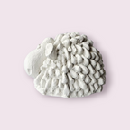 Figura de Yeso sin Pintar – Oveja Decorativa 🐑