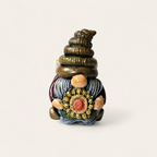 Gnomo Girasol | Figura artesanal pintada a mano