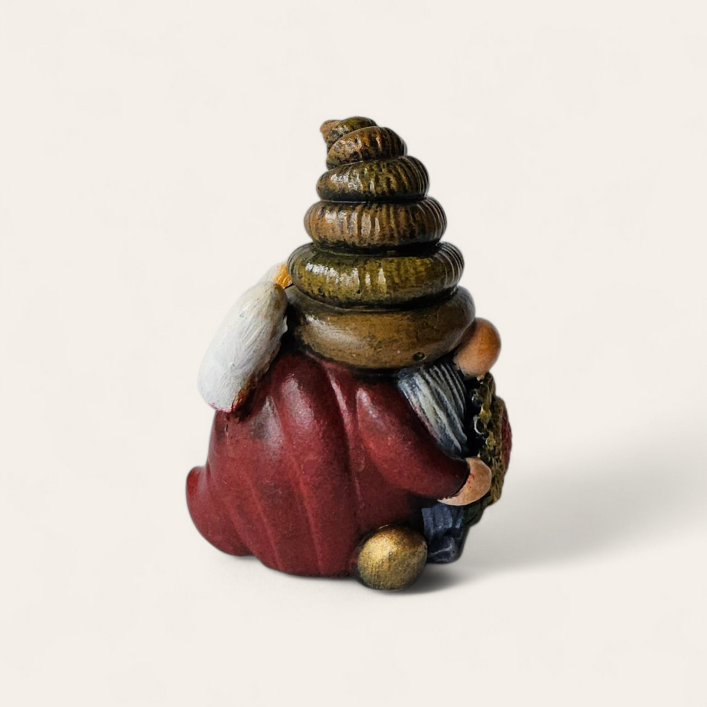 Gnomo Girasol | Figura artesanal pintada a mano