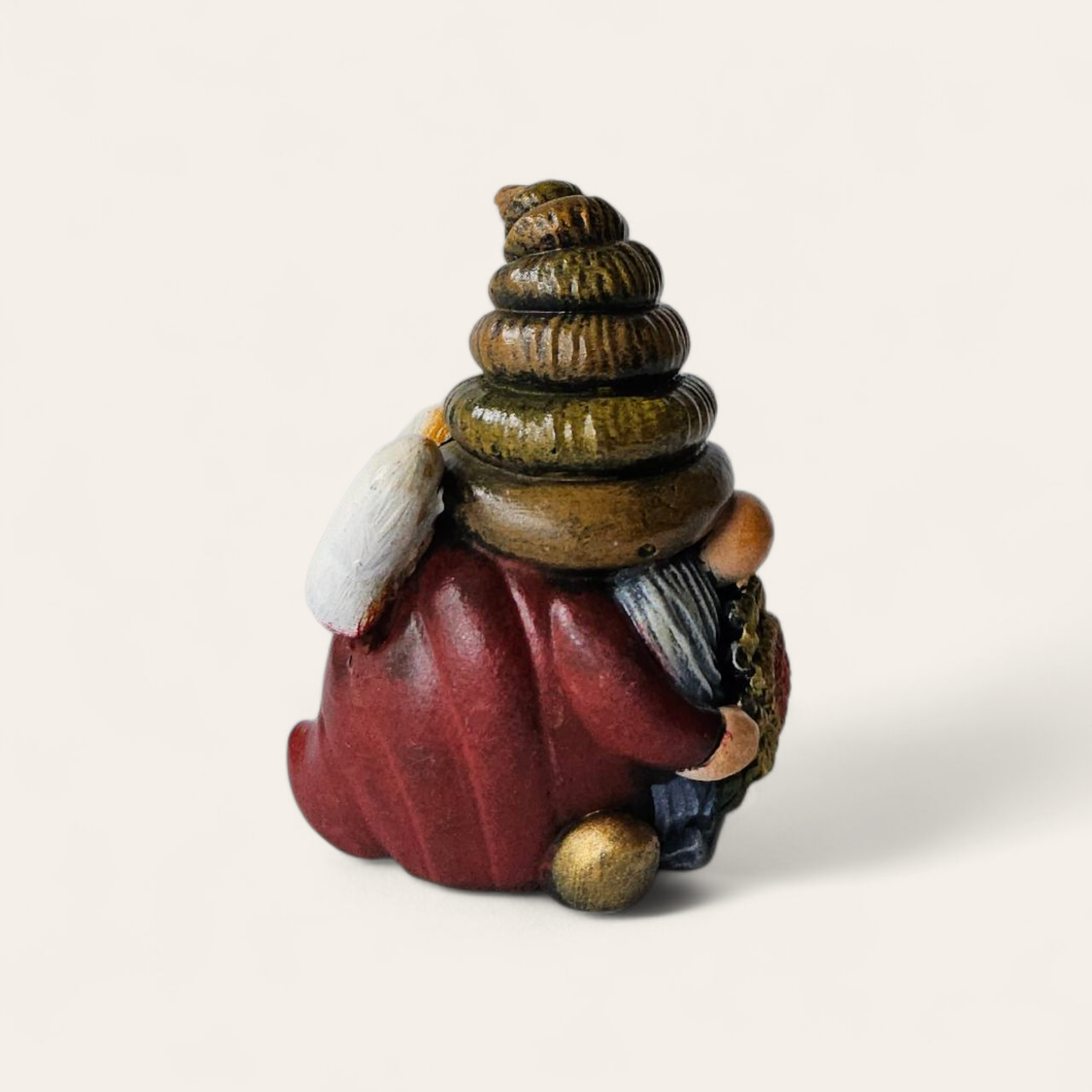 Gnomo Girasol | Figura artesanal pintada a mano