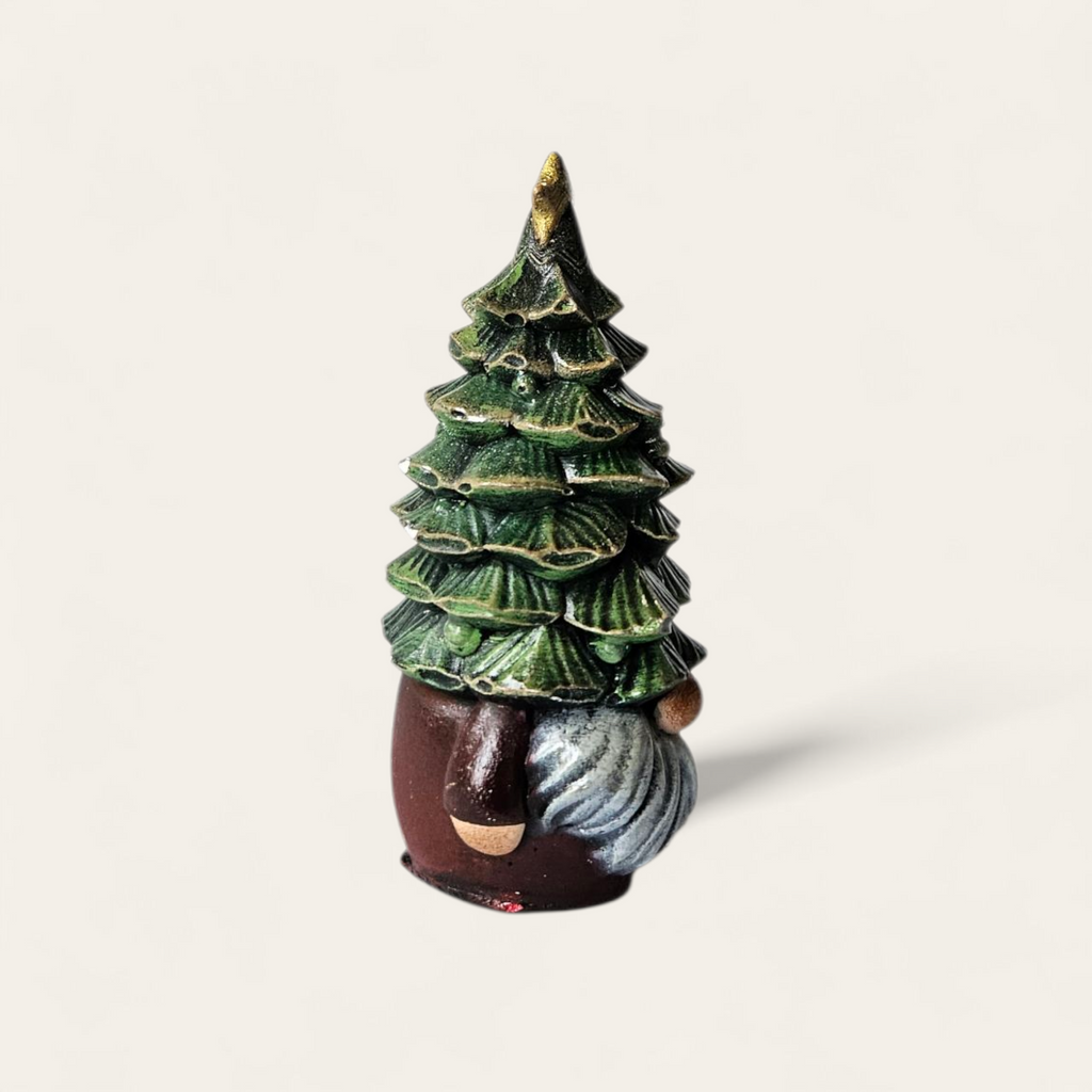 Gnomo Navideño | Figura artesanal pintada a mano