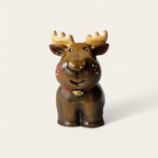 Reno Navideño | Figura artesanal pintada a mano