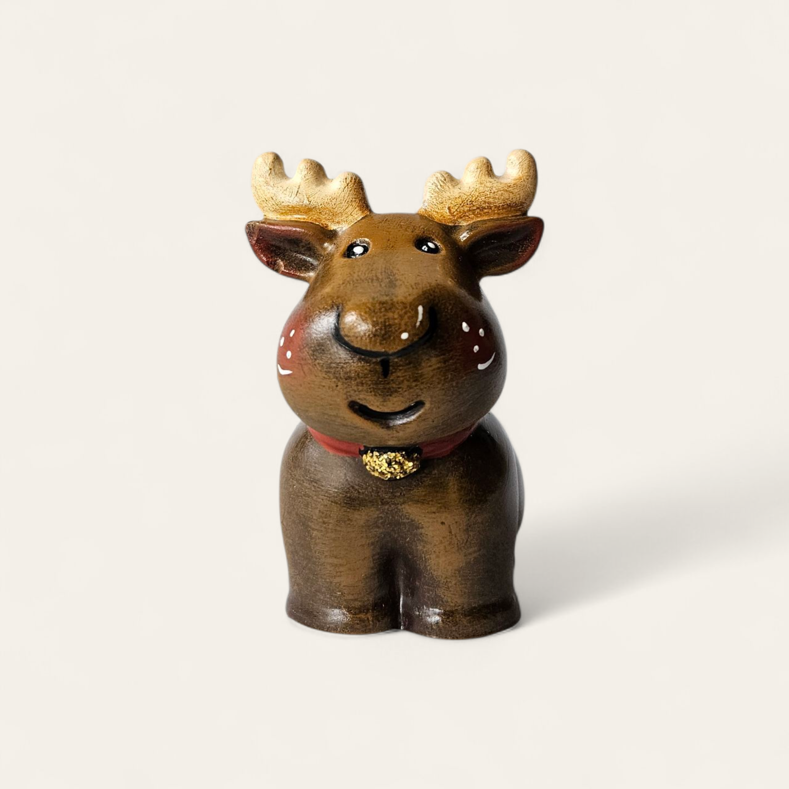 Reno Navideño | Figura artesanal pintada a mano