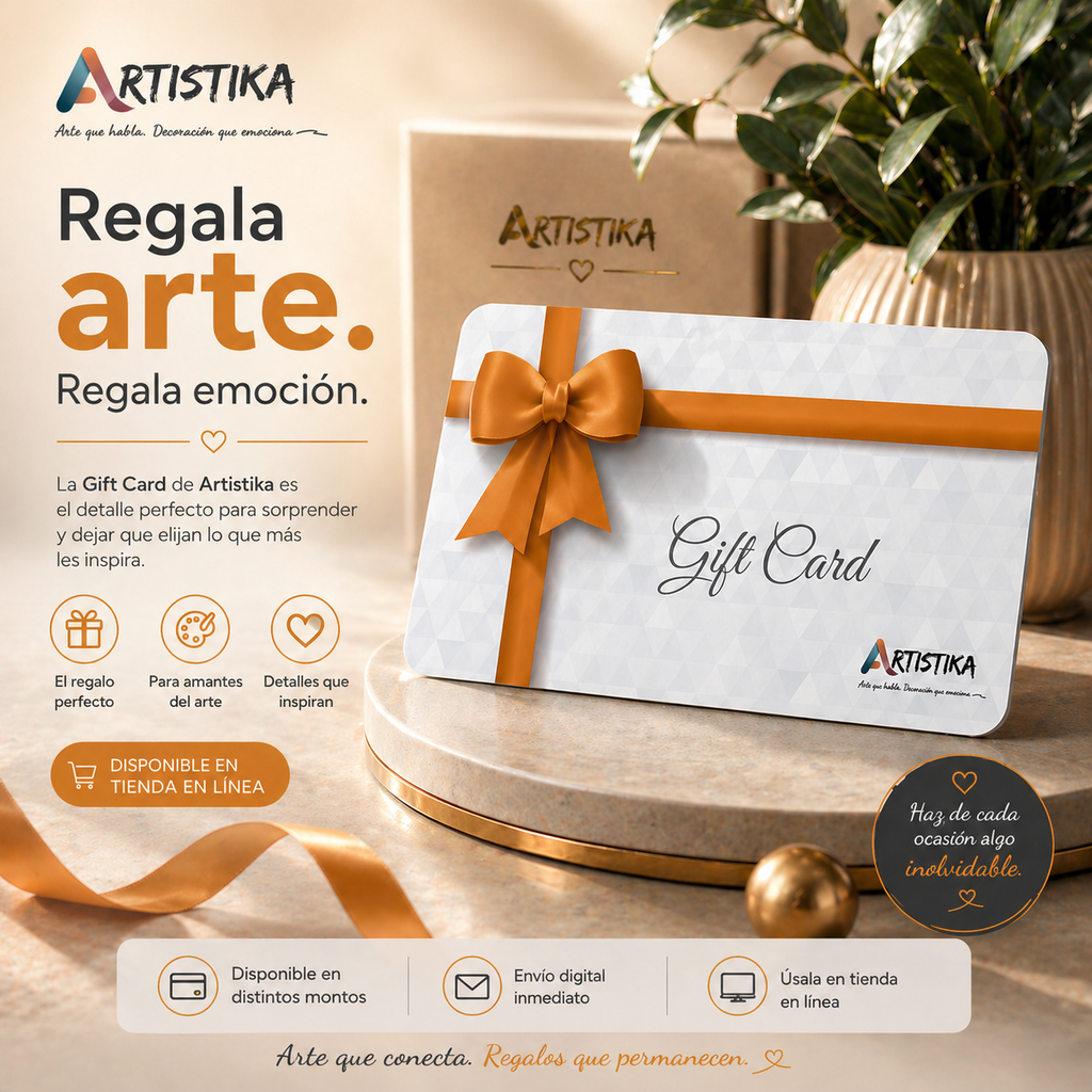 Tarjeta regalo Artístika