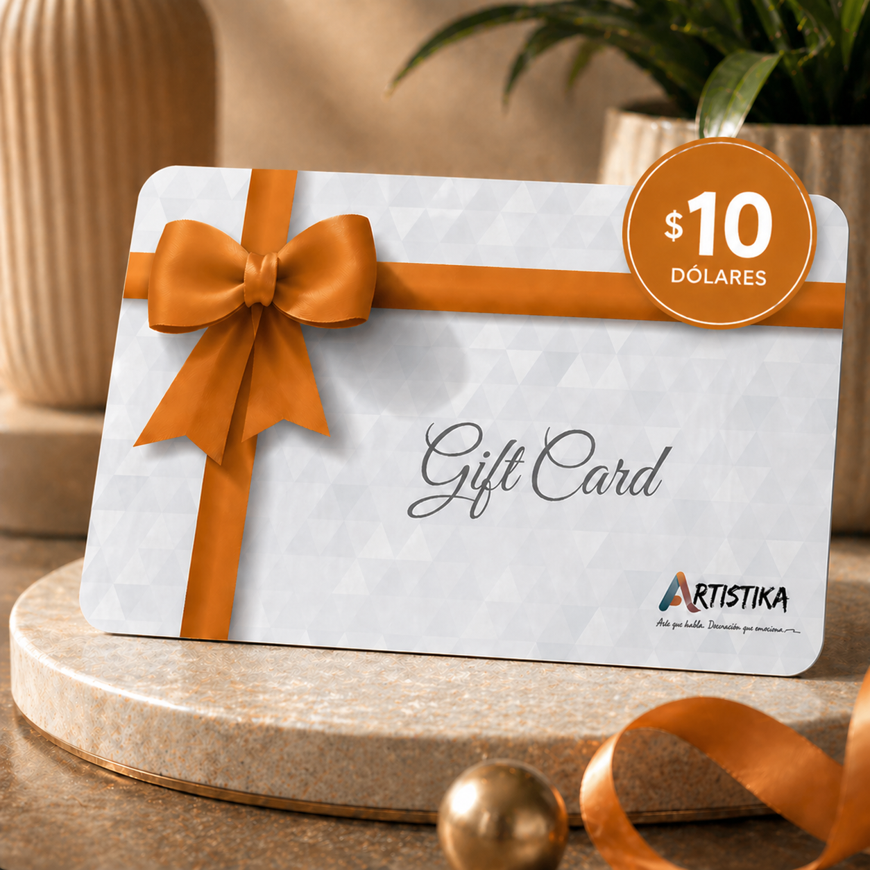 Tarjeta regalo Artístika