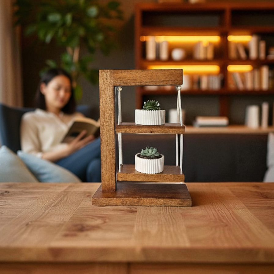 Portamacetero artesanal de madera | Hecho a mano en Ecuador - 004