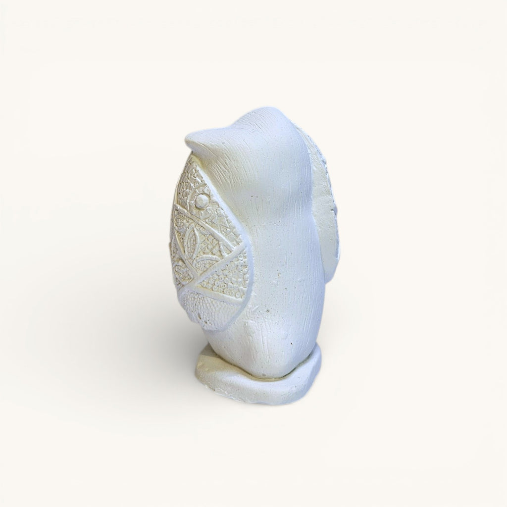 Búho Relieve en Yeso para Pintar