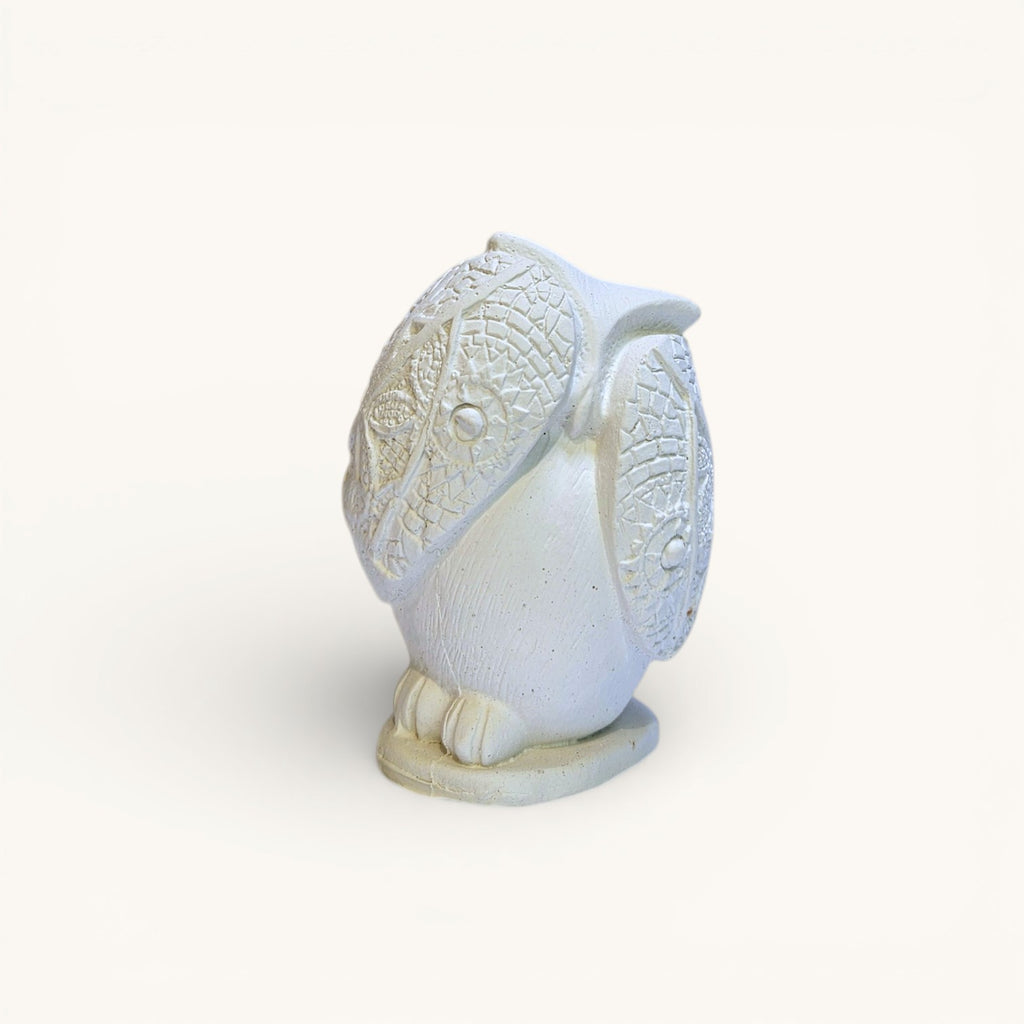 Búho Relieve en Yeso para Pintar