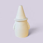 Gnomo con Sombrero de Cono Alto en Yeso