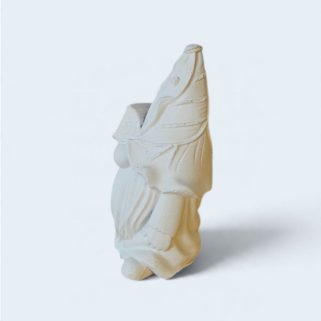 Figura de Yeso para Pintar – Gnomo con Letrero Welcome