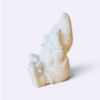 Figura de Yeso para Pintar – Gnomo Sentado con Hongo