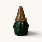 Gnomo Decorativo con Sombrero Marrón | Figura Pintada a Mano