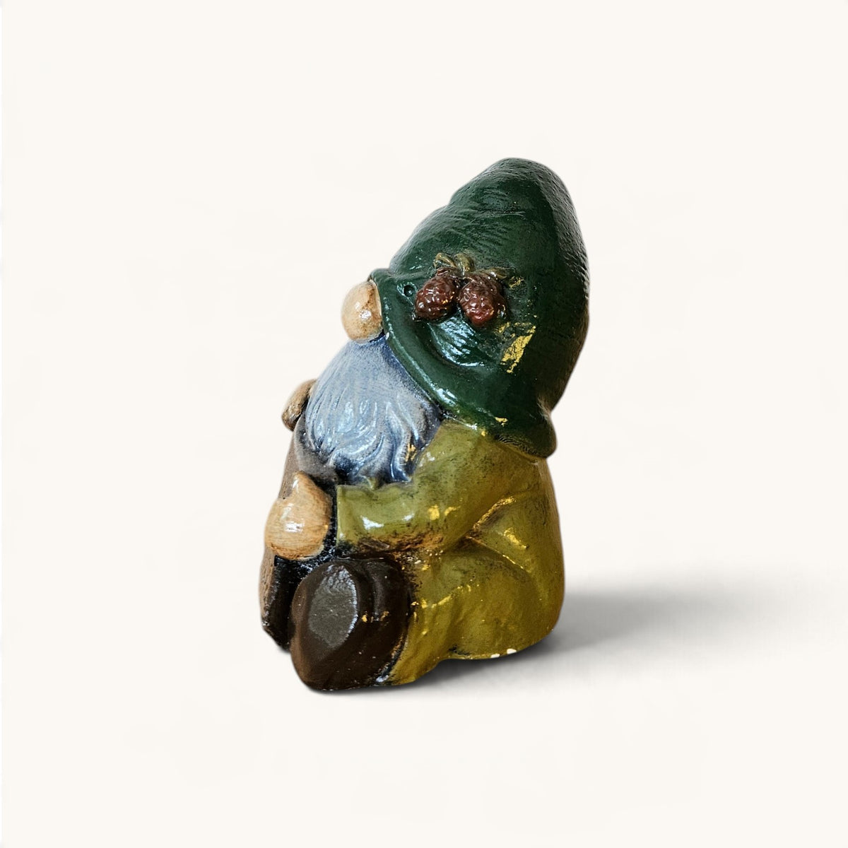 Gnomo Navideño con Letrero Merry Christmas – Pintado a Mano